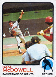 1973 Topps Baseball Cards      511     Sam McDowell